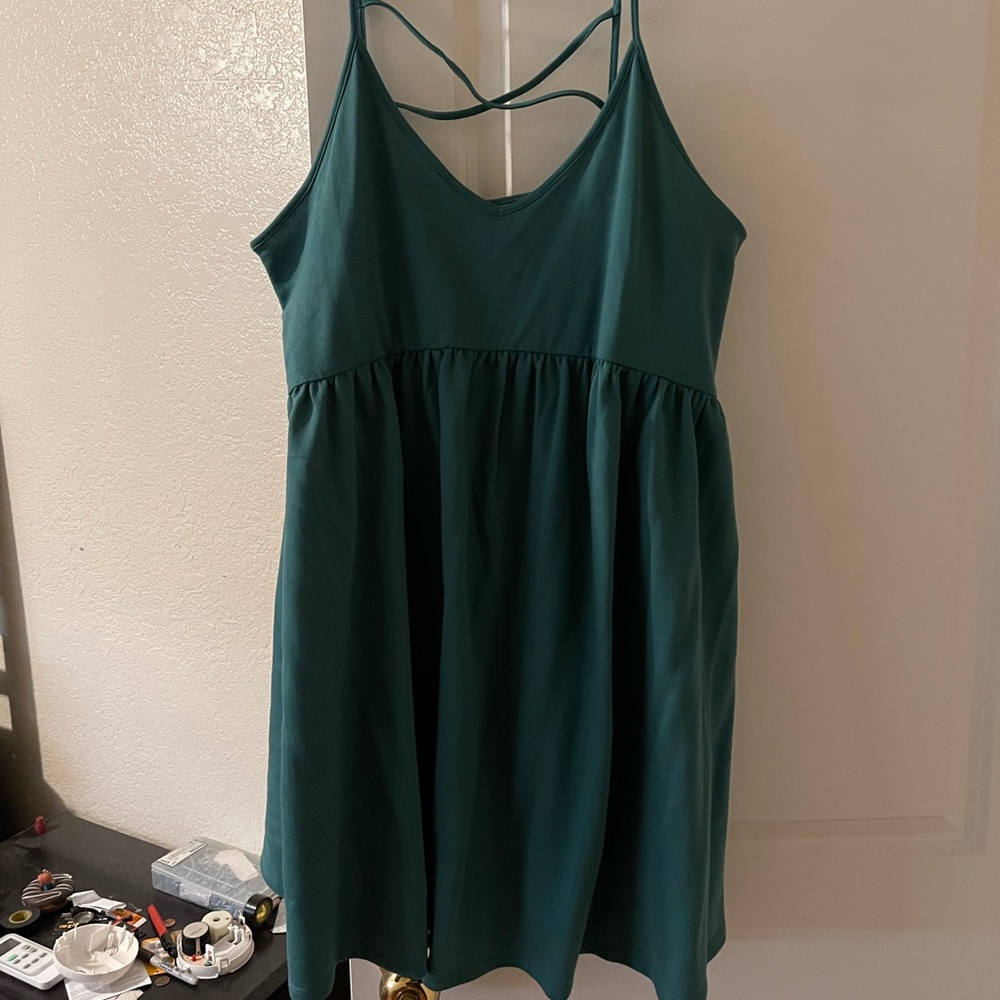 Green dress